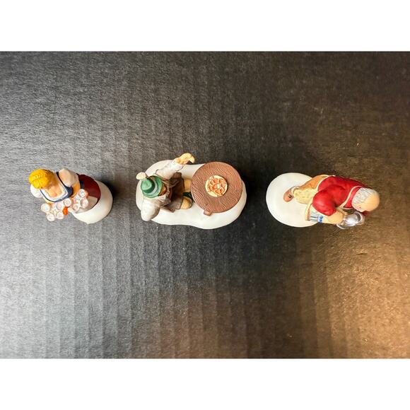 Dept 56 AT THE OCTOBERFEST Set of 3 Alpine Christmas Village Accessory 56302 - Picture 7 of 14